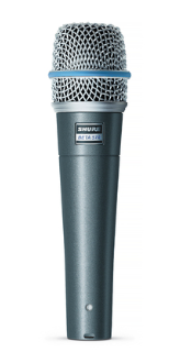 BETA 57A SUPERCARDIOID DYNAMIC WITH HIGH OUTPUT NEODYMIUM ELEMENT, FOR VOCAL AND INSTRUMENT APPLICATIONS